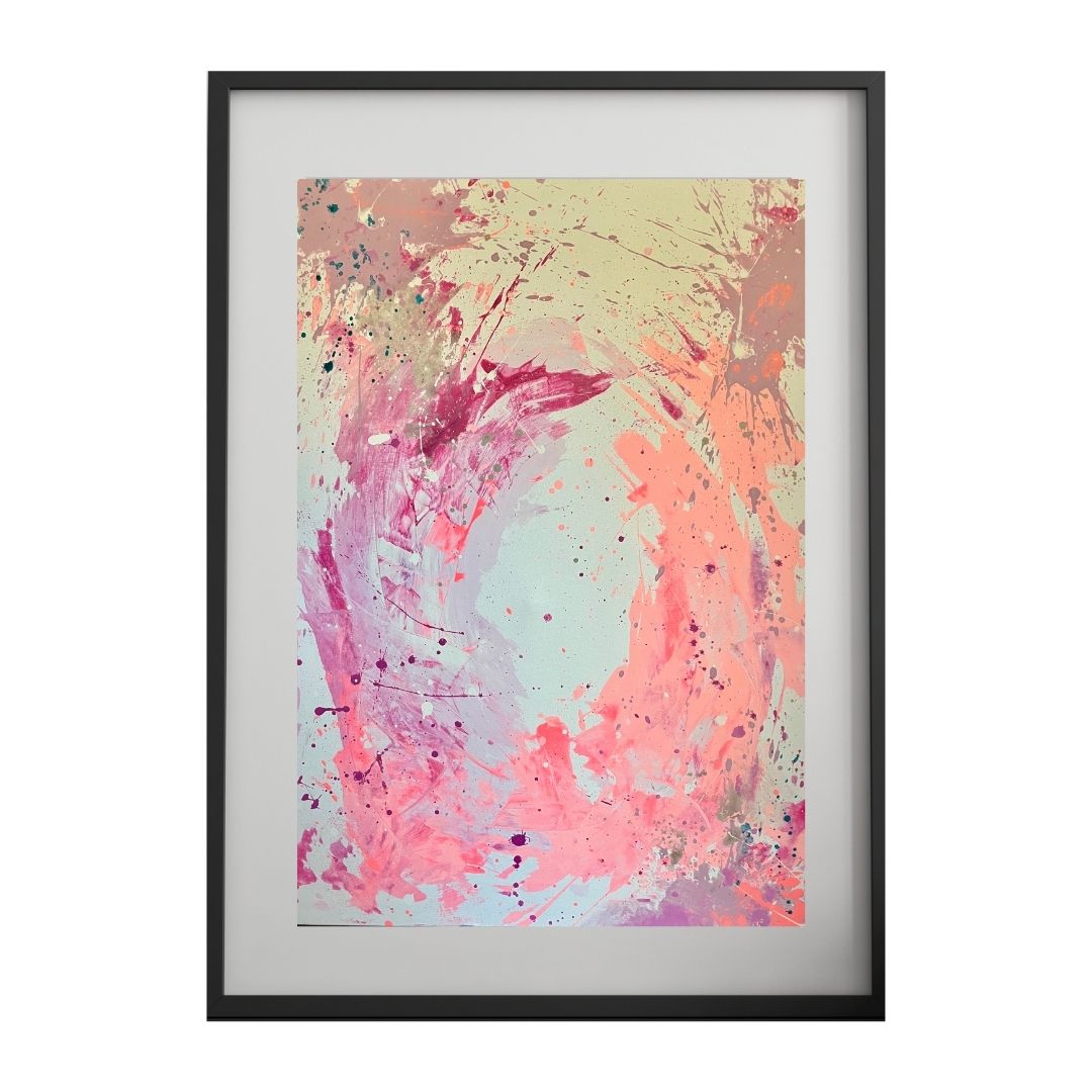 Aesthetic Art Print for Living Room - 50 70 cm original artwork, wall art