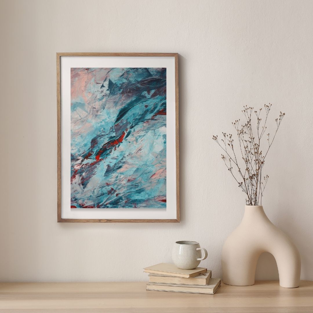 HIGH QUALITY wall Art Print 50 X 70 framed