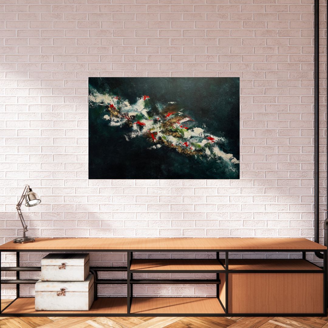 Abstarct Painting "COSIMC POWER" 60 x 90 cm