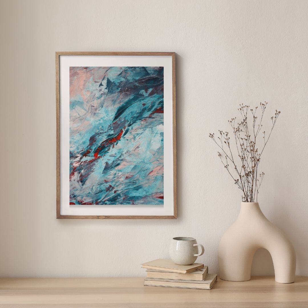 HIGH QUALITY wall Art Print 50 X 70 framed