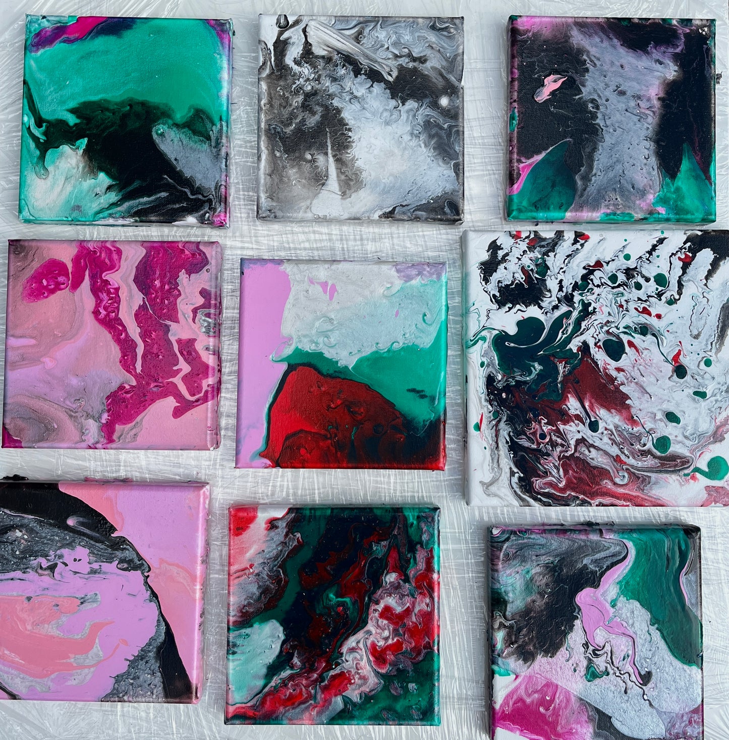 Acrylic fluid art painting tutorial for beginners