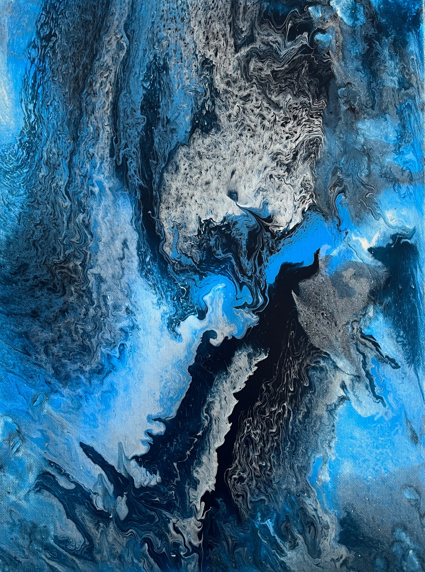 Acrylic fluid art painting tutorial for beginners