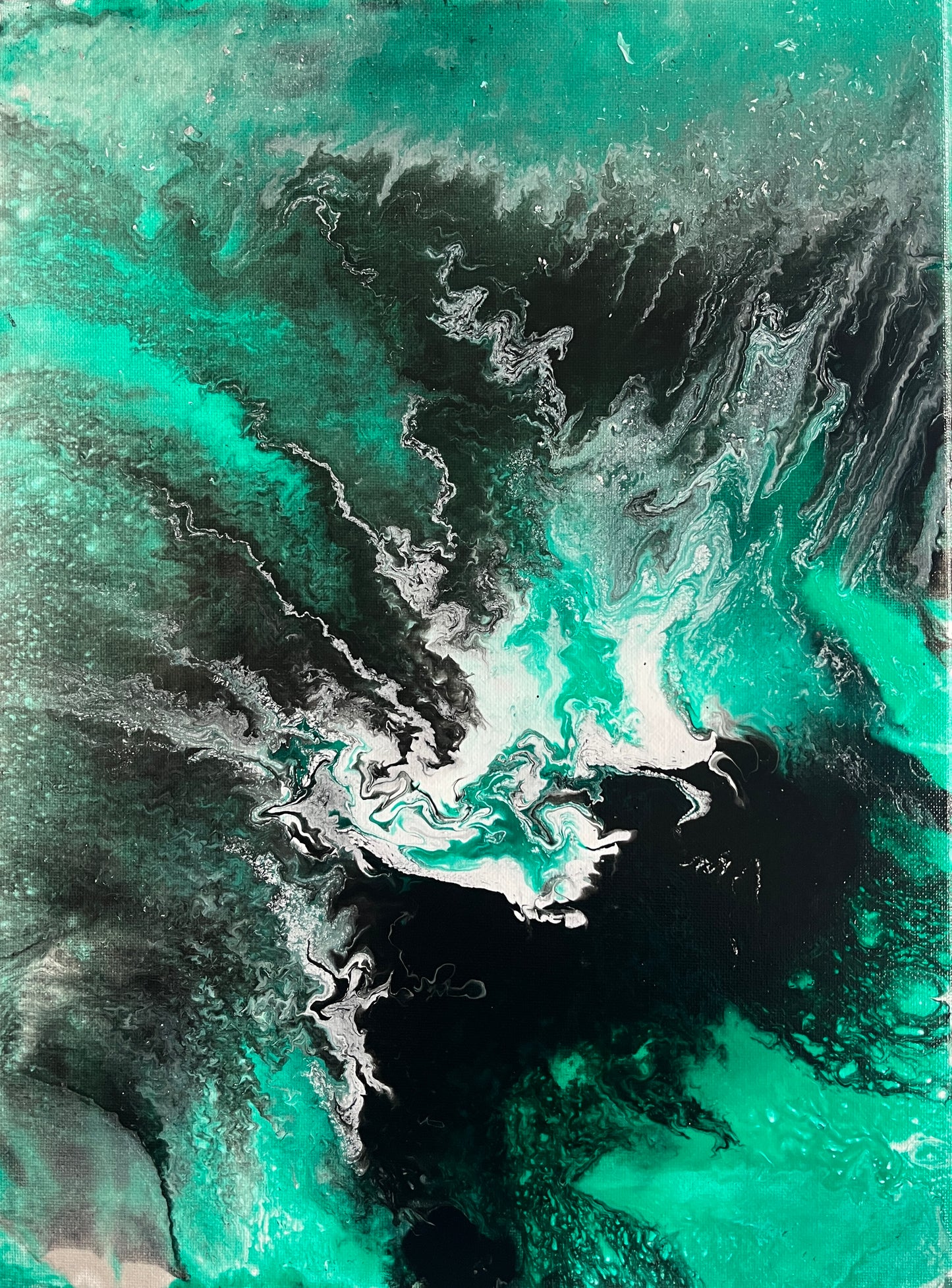 Acrylic fluid art painting tutorial for beginners